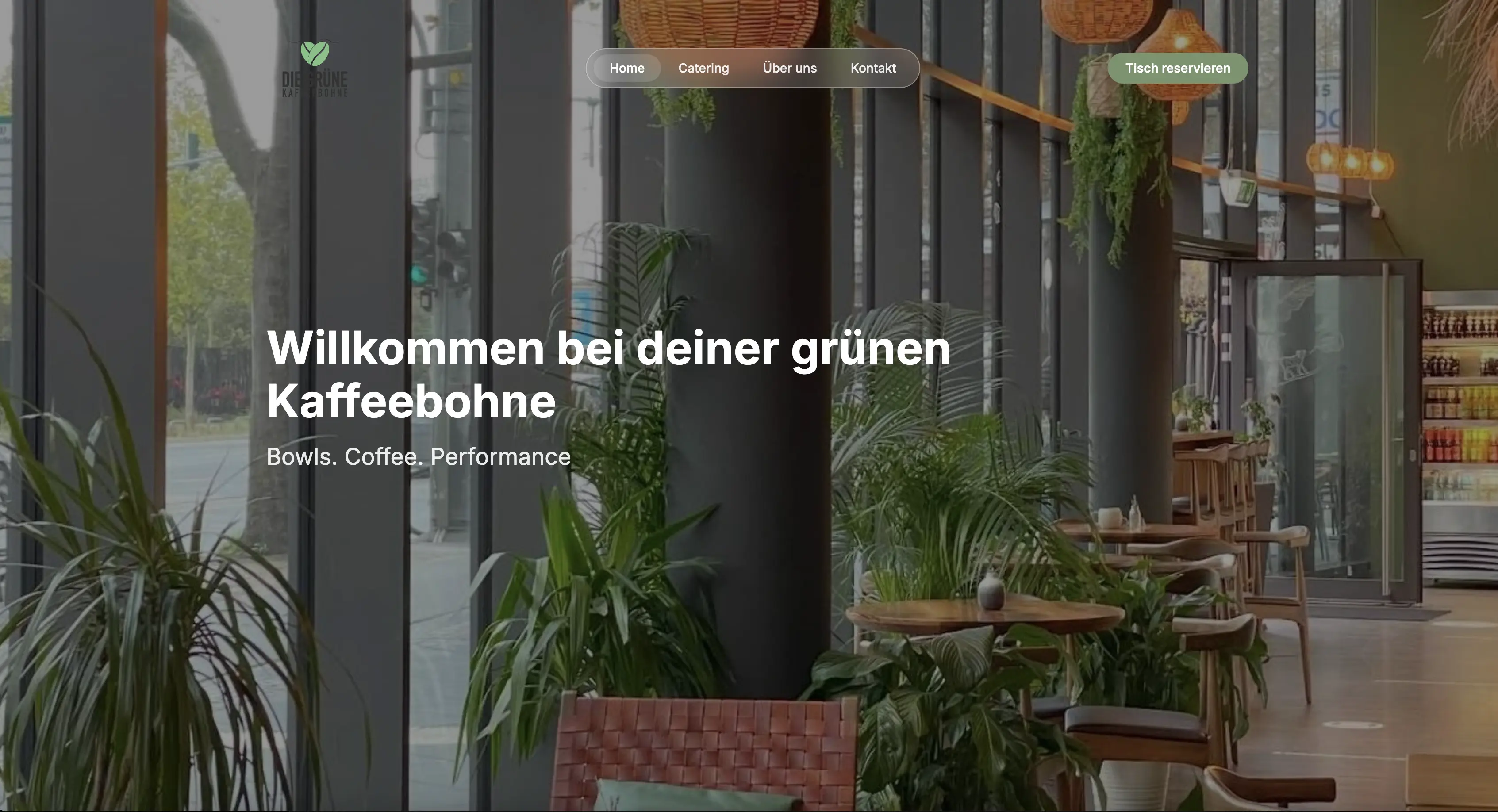 Die grüne Kaffeebohne Desktop-Screenshot