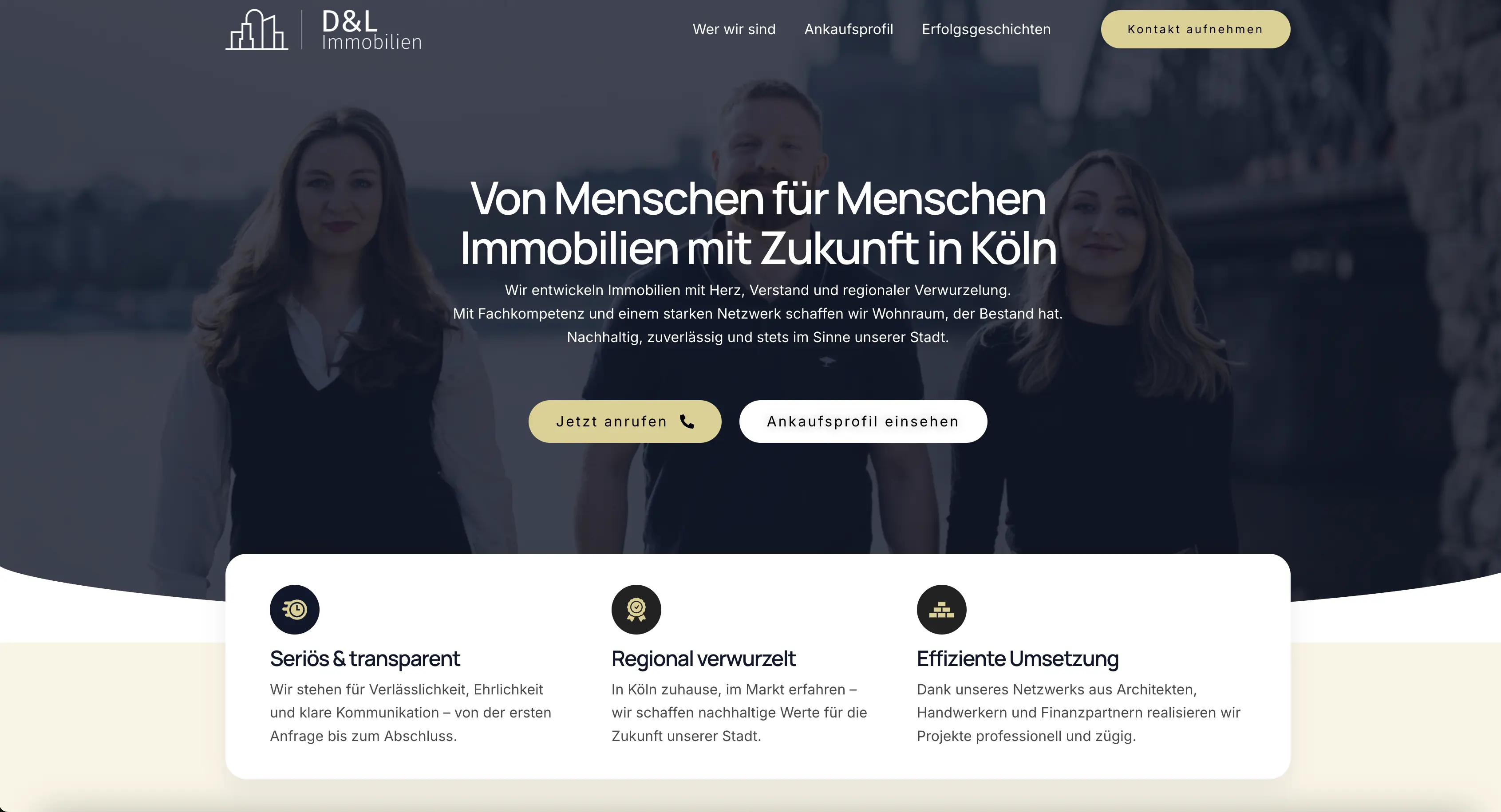 D&L Immobilien GmbH Desktop-Screenshot