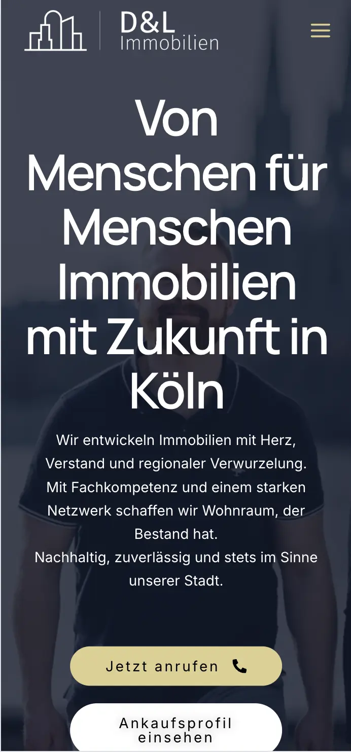 D&L Immobilien GmbH Mobile-Screenshot