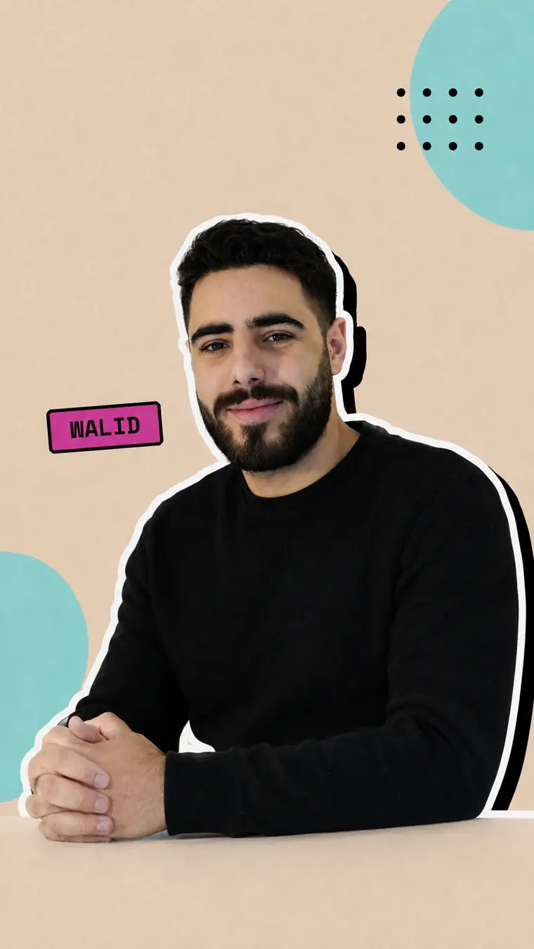 Porträt von Walid, Partner von Klickpfad für Technik und Entwicklung, zuständig für Systeme und saubere technische Umsetzung
